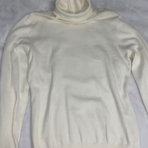white turtle neck